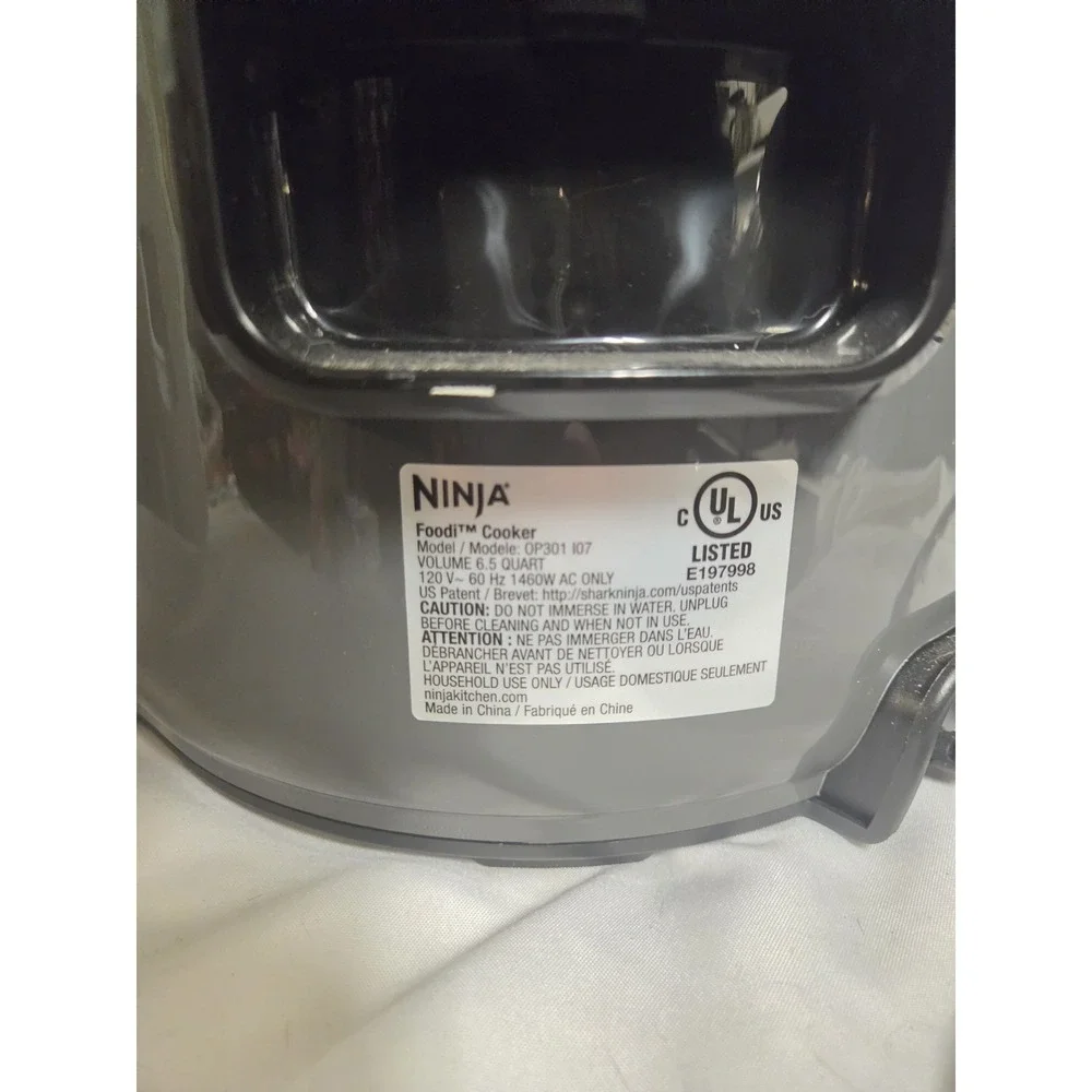 Ninja Foodi  10‑in‑1  6.5‑Qt Pro Pressure Cooker & Air Fryer OP301 107 NICE READ